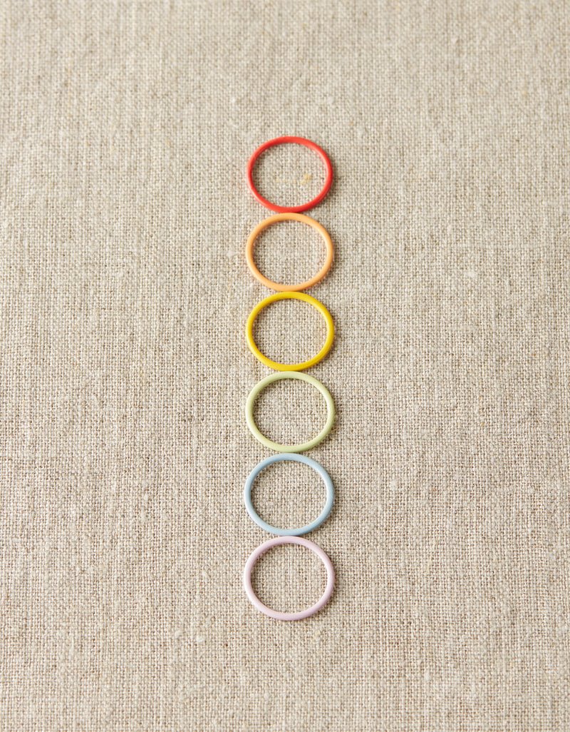 Colorful Ring Stitch Markers - Jumbo