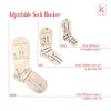 Adjustable Wood Sock Blockers in Adult, Child, or Infant Sizes