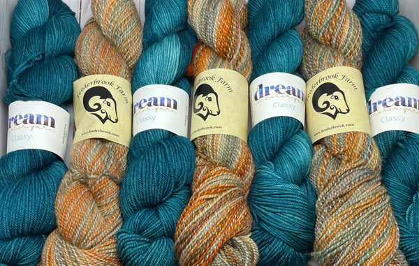 Trinigan Sweater Kit - Dream in Color Classy and Feederbrook Entropy