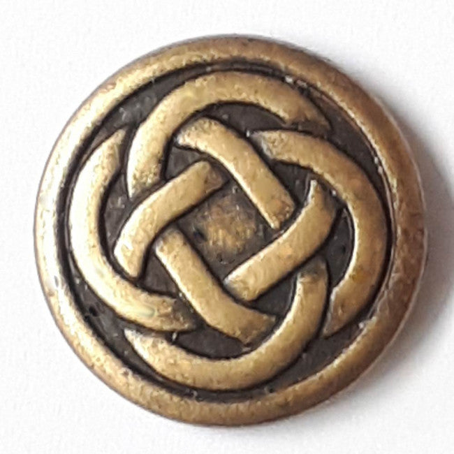 Celtic Knot Button with Shank