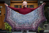 Eyelet Burst Shawl - Dream in Color with Smooshy with Cashmere