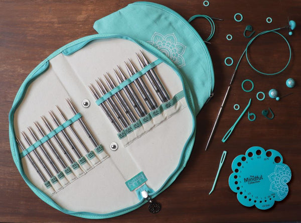 Mindful "Gratitude" Interchangeable Needle Set - 5" (US2.5 - US17)