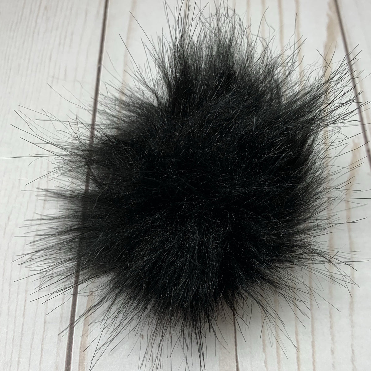 Medium Faux Fur Snap On Pom Poms