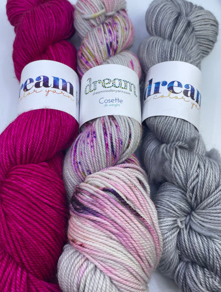 Pawsitively in Love Shawl Kit - Whetstone/Liberation