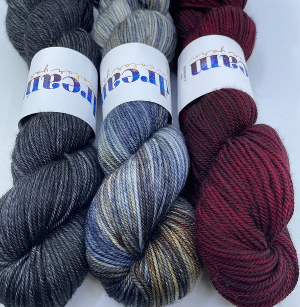 Pawsitively in Love Shawl Kit - Leather Wave
