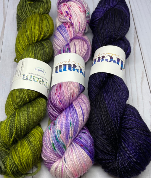 Pawsitively in Love Shawl Kit - Amethyst