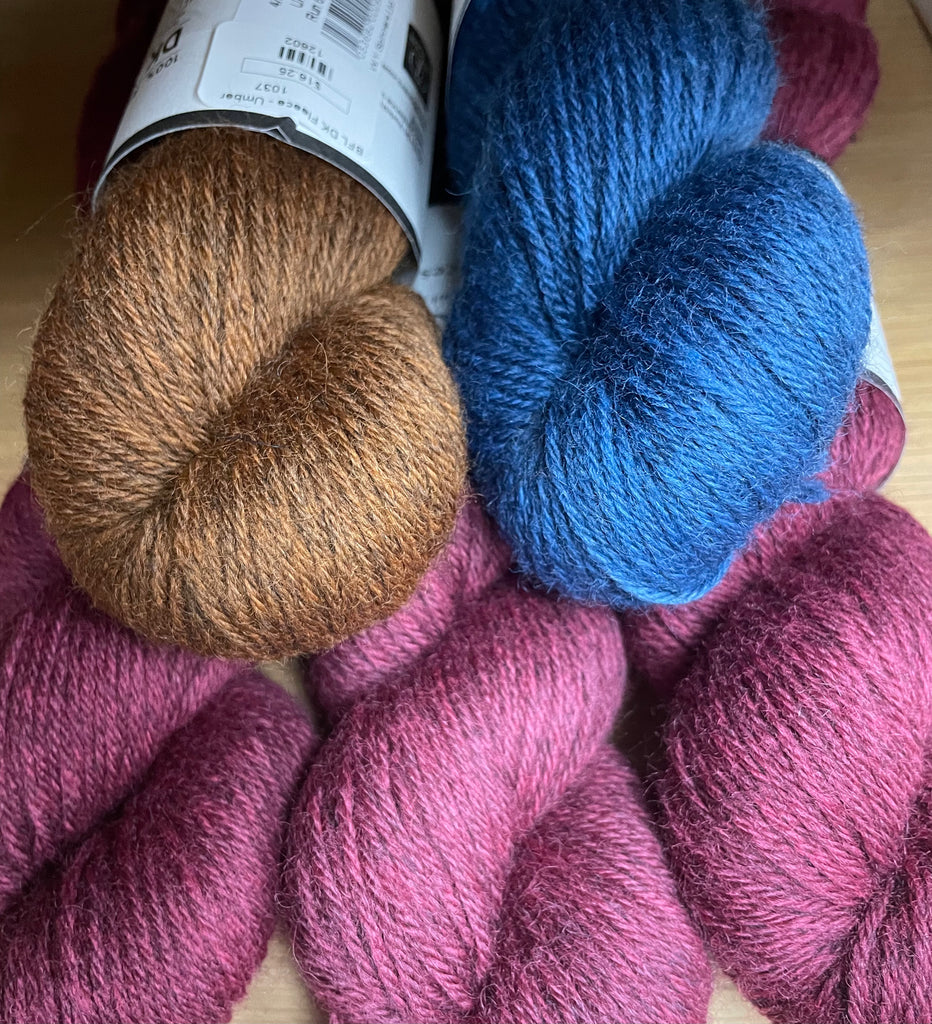 Sailaway Cardigan Yarn Pack (4 Day KAL) Bluefaced Leicester Fleece