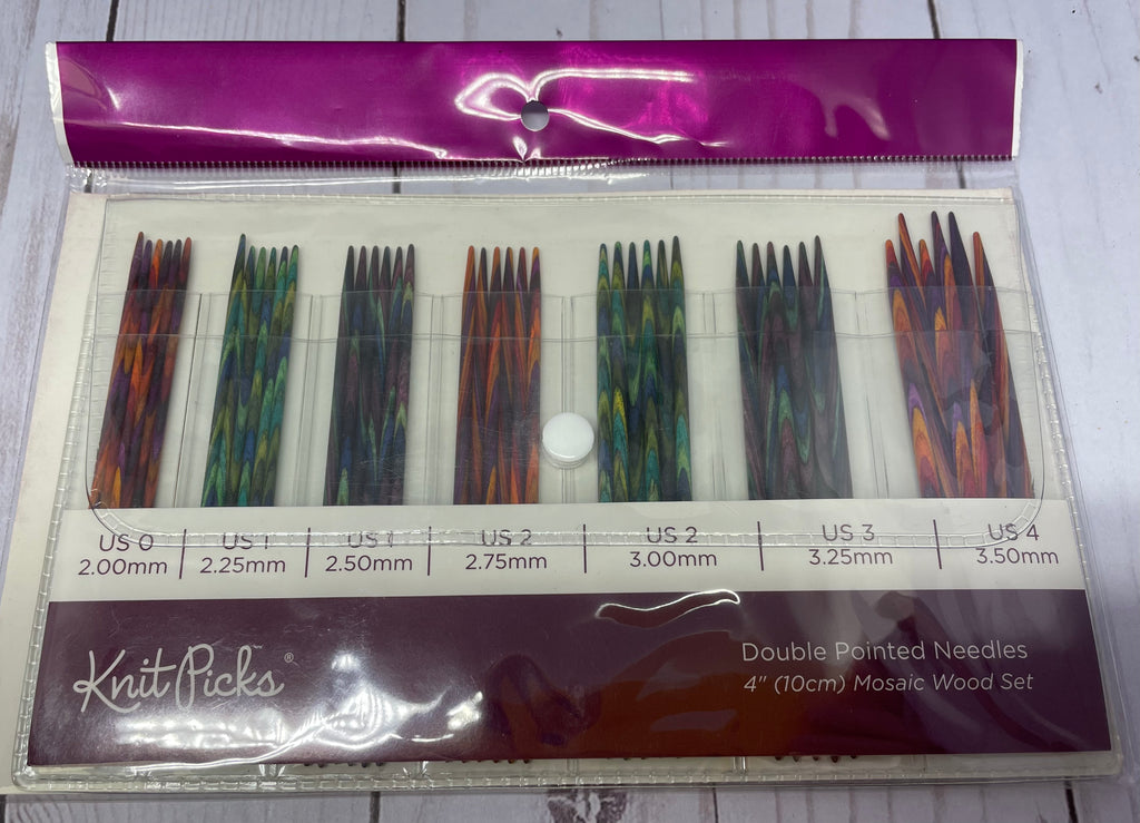Knit Picks Mosaic Double Pointed Needle Sets - 4, and 5 inch lengths