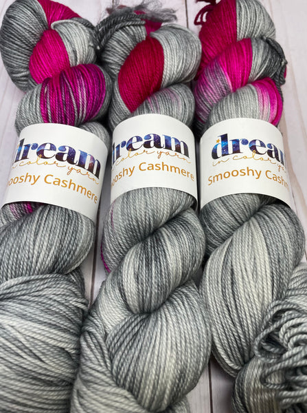 Smooshy with Cashmere - Assigned Pooling - Storm Berry