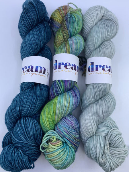 EFFUARY Quindici Shawl Kit - Smooshy with Cashmere 11