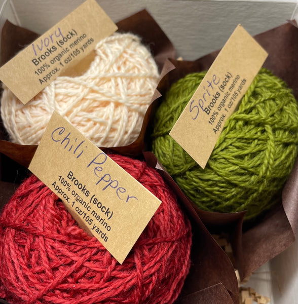 Brooks Mini-Skein Gnome Yarn Pack - Holly Berry
