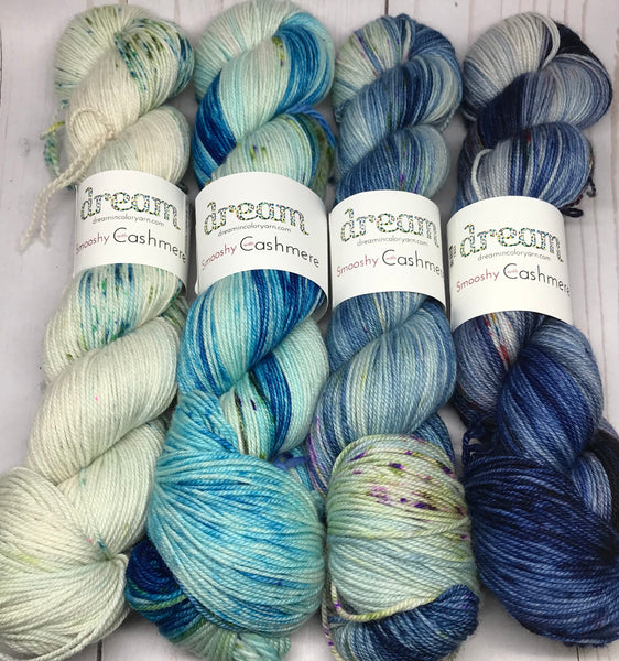 Spector Yarn Pack - Smooshy with Cashmere - Blues