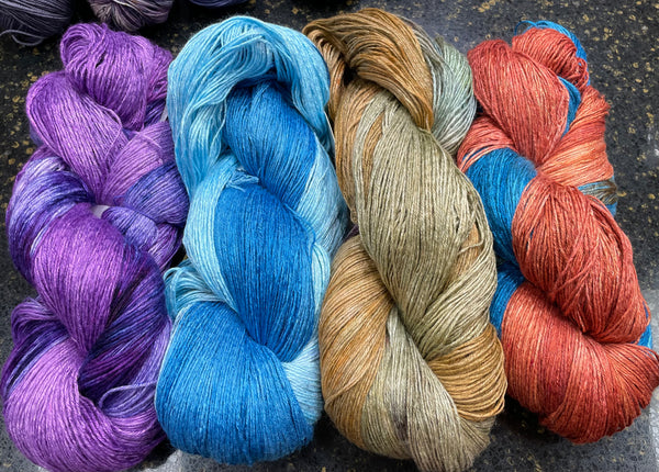 Casapinka's Ric Rac Shawl Kit - Auxanometer Bamboo