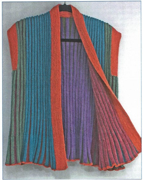 Reversible Corrugated Rib Vest  - Pattern