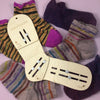 Adjustable Wood Sock Blockers in Adult, Child, or Infant Sizes