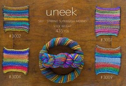Uneek Self-Striping Fingering (Sock Weight)