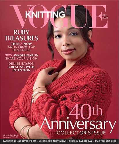 Vogue Knitting - Fall 2022 40th Anniversary Collector's Issue